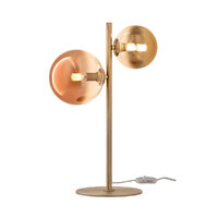 ROY VE 2X10W G9 MATT BRASS/GOLD+COFFEE IP20 (4.1.1)
