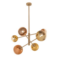 ROY SU 6X10W G9 MATT BRASS/GOLD+COFFEE IP20 (4.1.1)