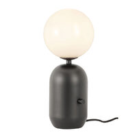 HELIOS VE 1x42W E27 MATT BLACK /WHITE GLASS D200 (5.1.1)