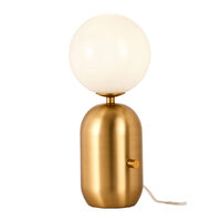 HELIOS VE 1x42W E27 MATT GOLD /WHITE GLASS D200 (5.1.1)