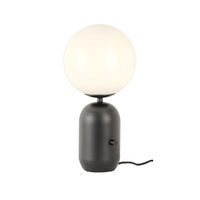 HELIOS VE 1X28W E14 MATT BLACK/WHITE GLASS D150 (5.1.1)