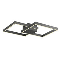 FEBE PL LED SQ 62W 3000K D2*400*400 SBK(4.1.2)