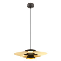 FARGO SU LED 16.5W D500 MATT BLACK/MATT GOLD INSIDE(5.1.2)