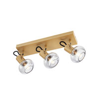 MATIAS AP/PL 3x28W E14 MATT GOLD/SMOKEY(5.1.1)*