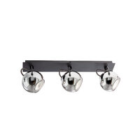 WARD AP/PL 3x35W GU10 BLACK/SMOKEY(5.1.1)*