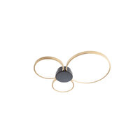 ATOM AP/PL LED 20W 3000K L500 BK/BRASS(5.1.2)