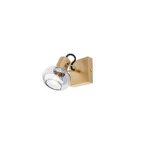 MATIAS AP/PL 1x28W E14 MATT GOLD/SMOKEY(5.5)*