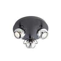 WARD PL 3x35W GU10 BLACK/SMOKEY(5.1.1)*