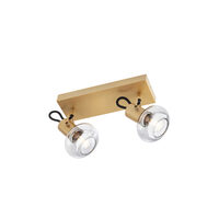 MATIAS AP/PL 2x28W E14 MATT GOLD/SMOKEY (5.1.1)*