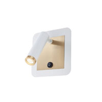 CLOSER AP LED 6W 3000K SQ WH(5.6)