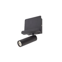PANEL AP LED 3.5W USB 3000K SAND BLACK(5.6)