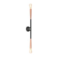 HAVANA AP 2X40W E27 BLACK/RED COPPER mare (4.1.1)