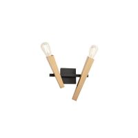 GALEA AP 2X40W E27 BLACK/ANTIQUE BRASS (5.1.1)