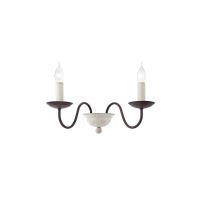 YVETTE AP 2X28W E14 AVORIO MARONE (5.1.1)