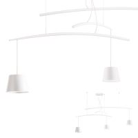 LOLLI SU LED 3x6W 3000K METAL WHITE (4.1.2)*