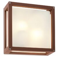 BRICK AP/PL E27 2X42W IP54 R (SQ) (5.1.1)