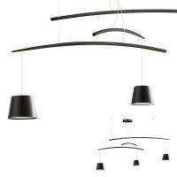LOLLI SU LED 3x6W 3000K METAL BLACK (4.1.2)*