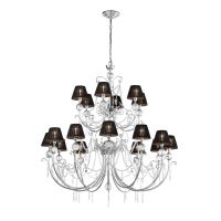COSTANZA CAND 18X42W E14 ARGENTO/ROSSO (4.1.1)