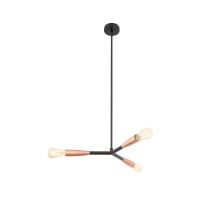 HAVANA SU 3X40W E27 BLACK/RED COPPER (4.1.1)