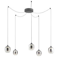 KHADI SU LED 26W 3000K SMOKE (4.1.2)(D20*271cm)
