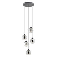 KHADI SU LED 26W 3000K SMOKE (4.1.2)(D43*271cm)