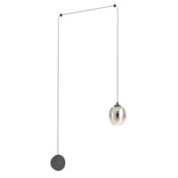 KHADI AP/SU LED 6W 3000K SMOKE (5.1.2)(D12*525cm)