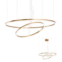 ORBIT SU LED 108W 3000K D1000+600 BRASS (4.1.2)-DALI