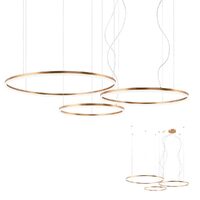 ORBIT SU LED 163W 3000K D1000+800+600 BRASS (4.1.2)- TRIAC