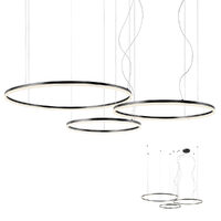 ORBIT SU LED 163W 3000K D1000+800+600 SAND BLACK (4.1.2)-TRIAC