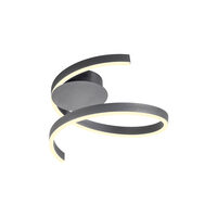 SCROLL PL LED 27W CCT 3000K/4000K/6000K D400 SBK (5.1.2)