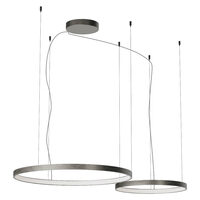ORION SU LED D500+750 98W CCT 2700/3000/4000K FOGGY NICKEL (4.1.2) (RD)DALI