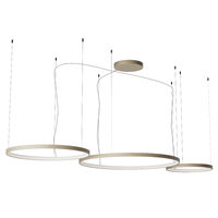 ORION SU LED D500+750+1000 176W CCT 2700/3000/4000K SILVER COFFEE(4.1.2) (RD)DALI