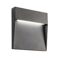 LANDER AP LED SMD 6W IP54 DG 2700K (SQ) (5.1.2)(160x160)
