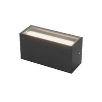 LIMAS AP LED 2x12W DALI IP65 CCT 2700K-3000K SBK (5.1.2) 220MM