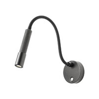 DRILL AP LED 8W 2700K  BK WITH FLEXIBLE ARM(5.1.2)