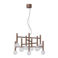 BOLLA SU LED 42W 2700K/3000K COFFEE (9)(4.1.2) TRIAC