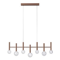 BOLLA SU LED 32W 2700K/3000K COFFEE (7)(4.1.2) TRIAC