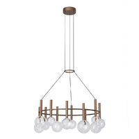 BOLLA SU LED 53W 2700K/3000K BK (12)(4.1.2) TRIAC