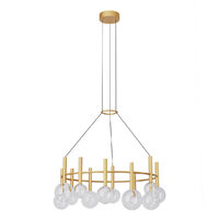 BOLLA SU LED 53W 2700K/3000K MATT GOLD (12)(4.1.2) TRIAC
