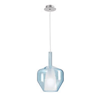 TRESOR SU 1X42W E27 D200*H300 BLUE/CHROME(5.1.1)