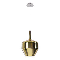 TRESOR SU 1X42W E27 D200*H300 GOLD/CHROME (5.1.1)