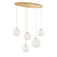 BERRY SU 5X42W E27 GOLD/WHITE (4.1.1)