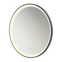 VANITY AP RD  LED 60W 3000/4000/6000K SBK(4.1.2)