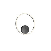 ORBIT AP/PL LED 25W 4000K D400 SAND BLACK (5.6)-TRIAC